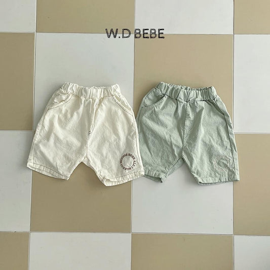 Woodie 圓logo休閒短褲 (kids 83-103cm)