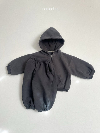 minirobe barrel hood zip-up (75-110cm)