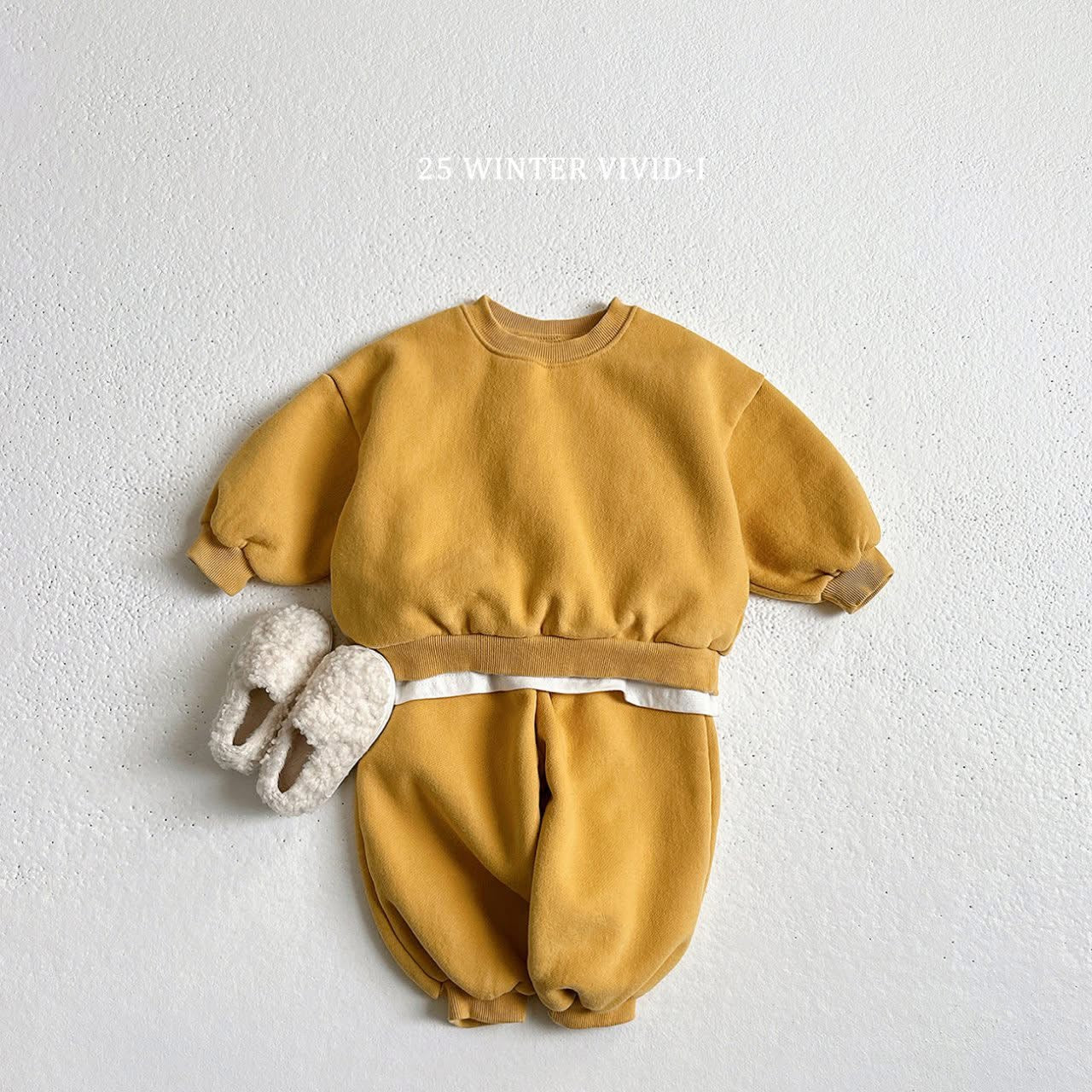 Vivid 素色圓領套裝 (75-135cm)