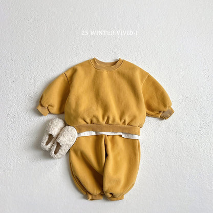 Vivid 素色圓領套裝 (75-135cm)