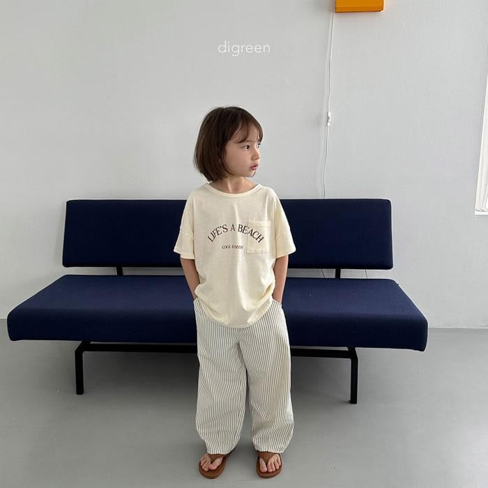 Digreen life’s a beach小口袋上衣 (kids 85-130cm)