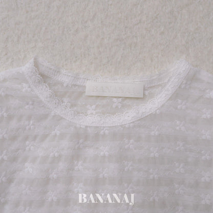 BANANAJ rhythm flower lace t (80-135cm)
