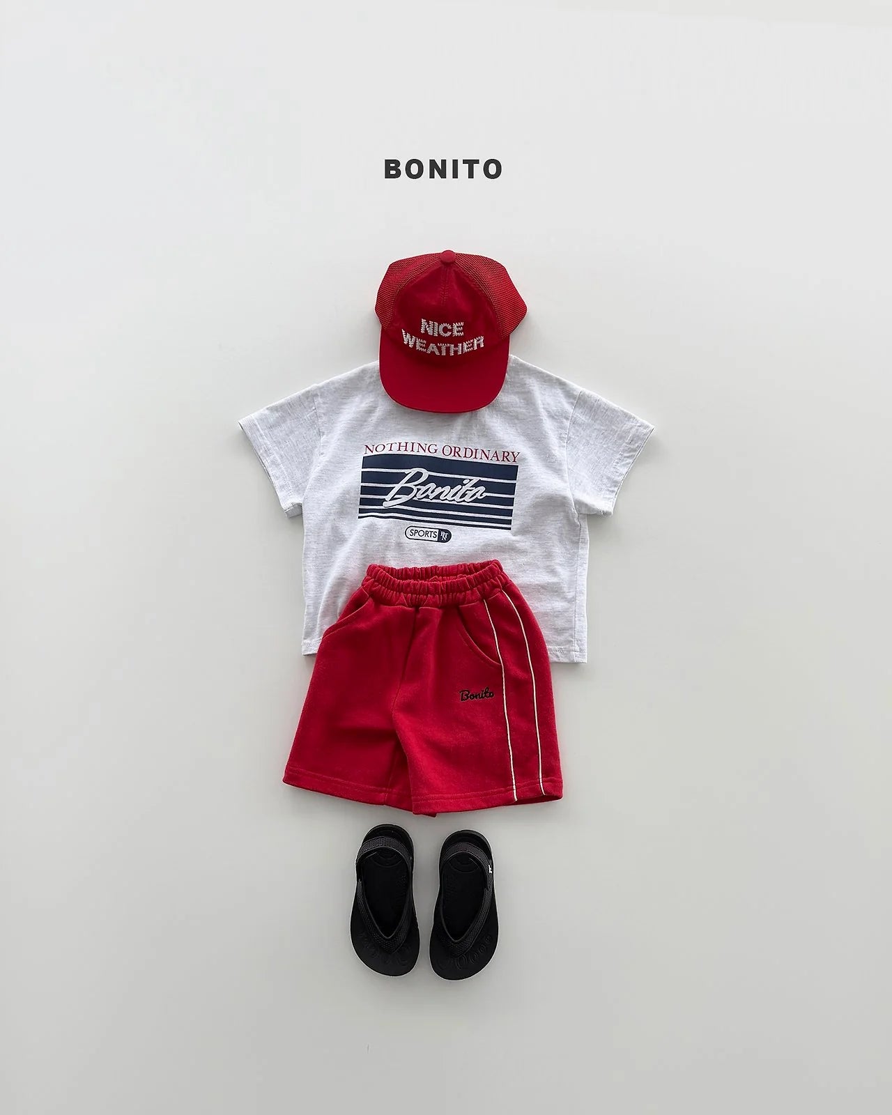 Bonito ordinary tee (Bebe & kids & adult )