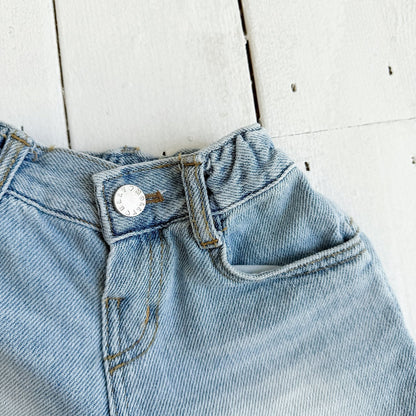 ELLYMOLLY denim flap pocket pants (90-145cm)