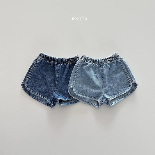 Bonito 可愛圓孤牛仔短褲 (Bebe-kids 70-120cm)