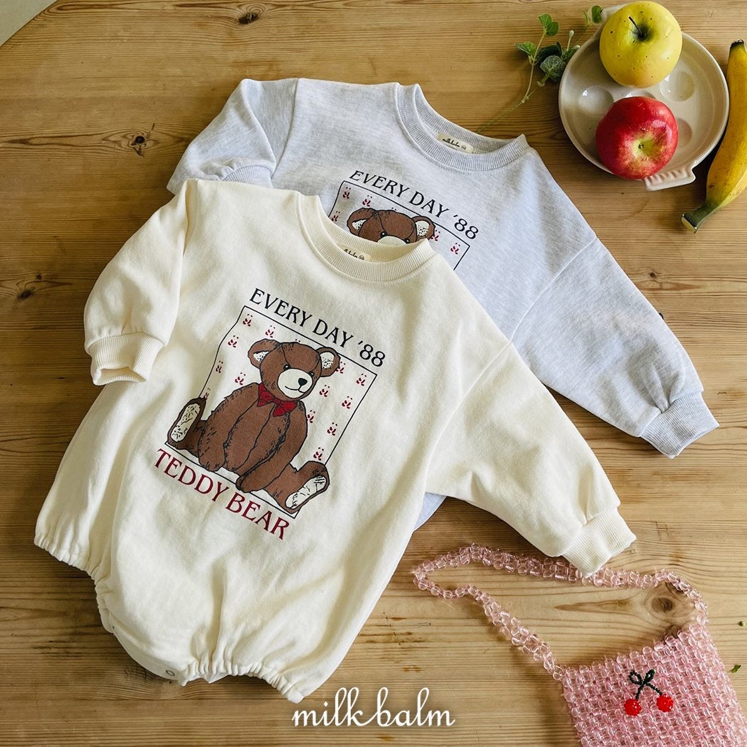 milkbalm teddy bear suit (3-18m)