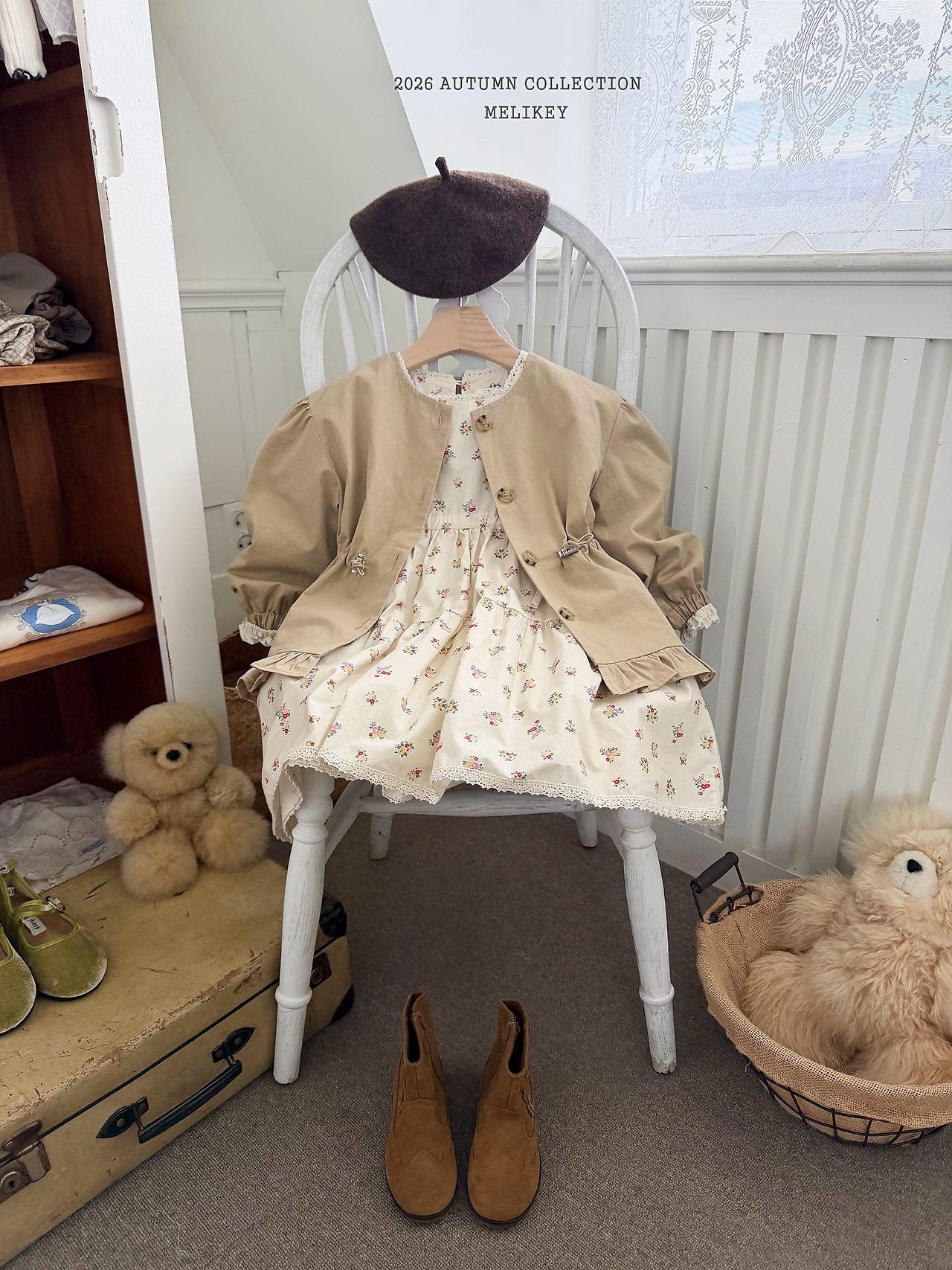 melikey vintage flower ops (~80-140cm)