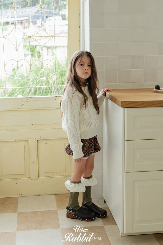 Urban Rabbit 玫瑰針織毛衣 (80-140cm)