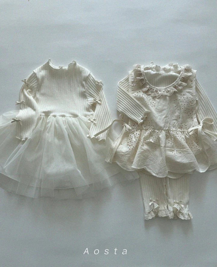 Aosta Lace Cotton Blouse