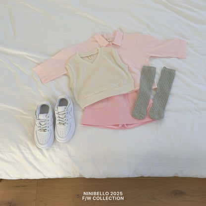 ninibello soft knit vest (80-130cm)