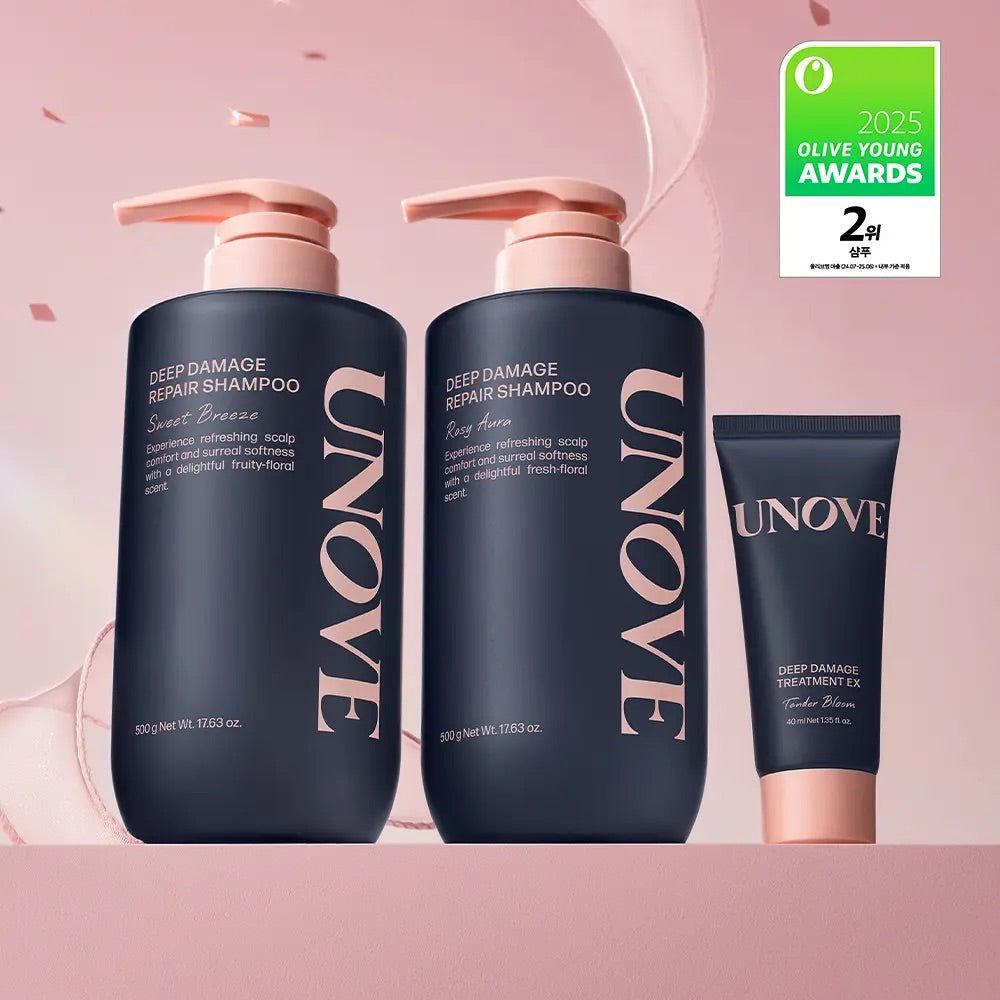 UNOVE 深層修護受損洗頭水🧴1+1裝+送40ml護髮膜 ✨