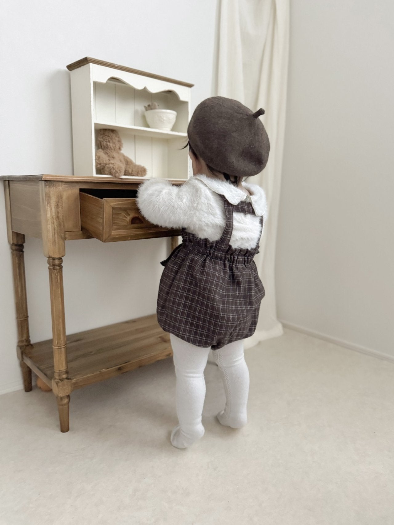 mimi market naive suspender pants (70-85cm)