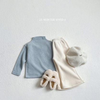 Vivid 微高領簡約上衣 (75-135cm)