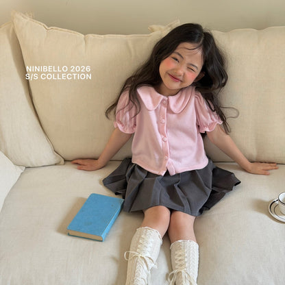 ninibello madeleine puff cardigan (80-130cm)