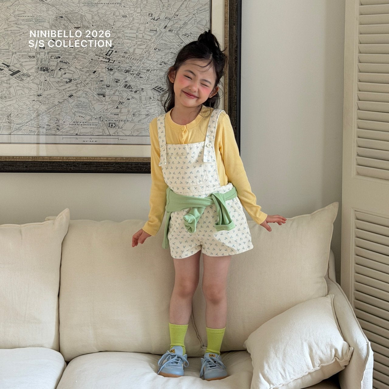 ninibello blooming overalls (80-130cm)
