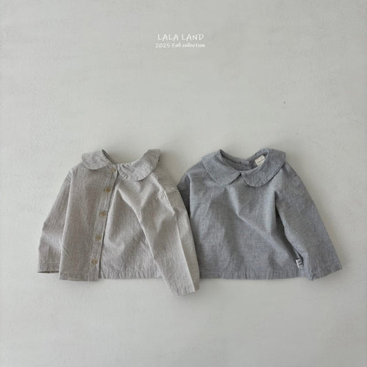 Lalaland 圓領格子襯衫 (75-120cm)