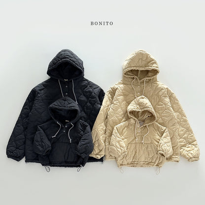 Bonito quilted hoodie (kids & adult )