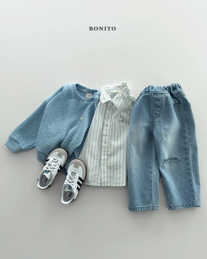 Bonito Buddy Stripe Shirt (~80-140cm)