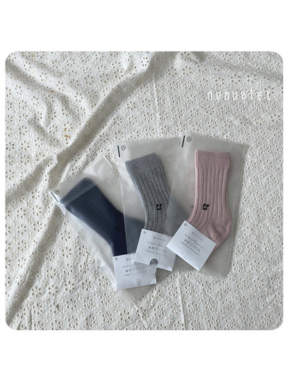 nunubiel long rib socks (~10-20cm)