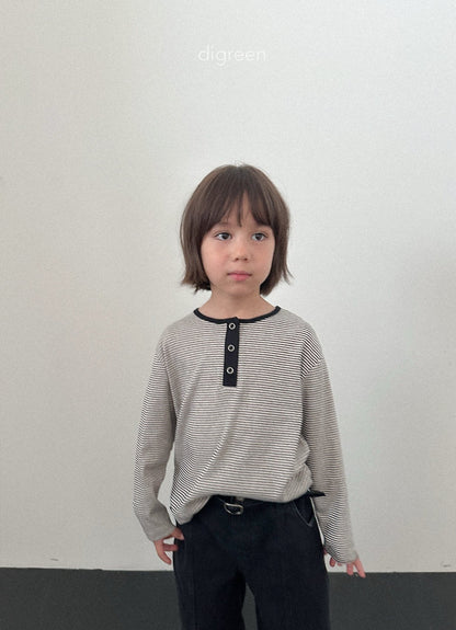digreen henley neck alety tee (85-130cm)