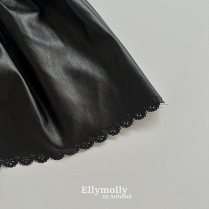 ELLYMOLLY pintuck leather ops (90-160cm)
