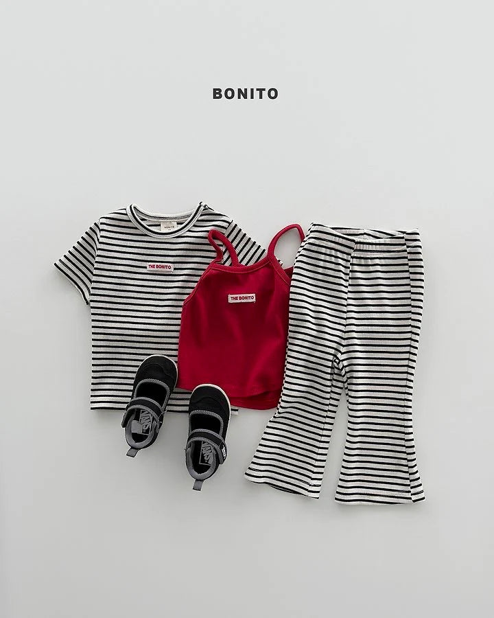 Bonito slim stripe set (~80-140cm)