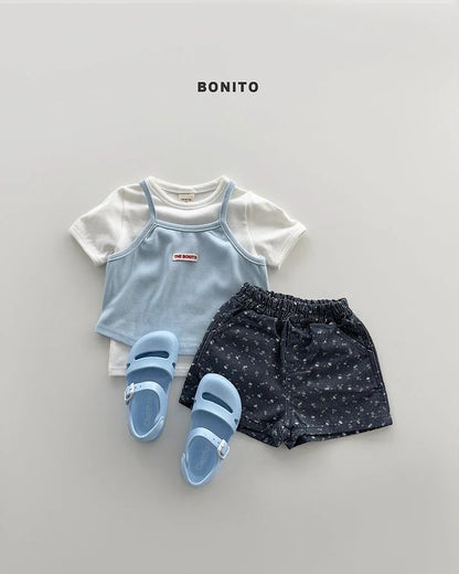 Bonito flower shorts (~80-140cm)