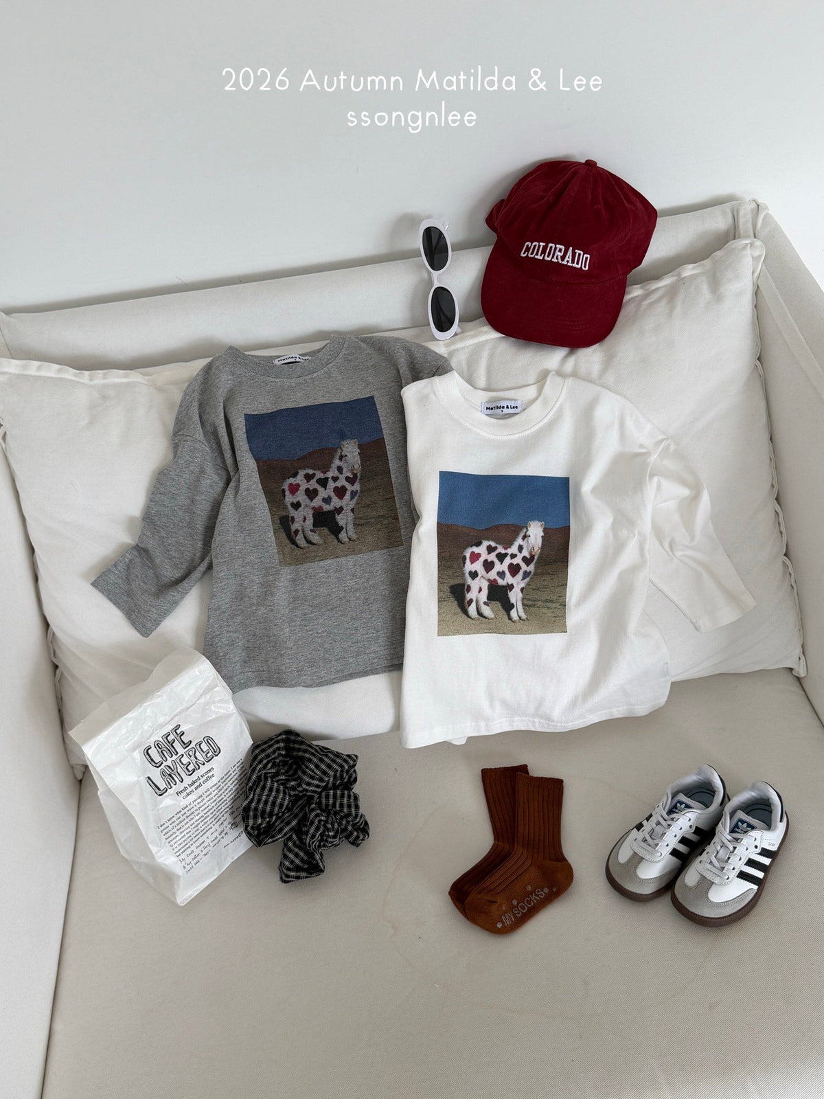 matilda&lee heart pony tee (85-165cm)