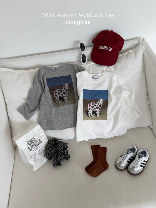 matilda&lee heart pony tee (85-165cm)