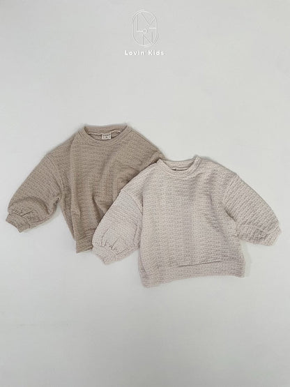 lovin knit sweat shirt (80-125cm)