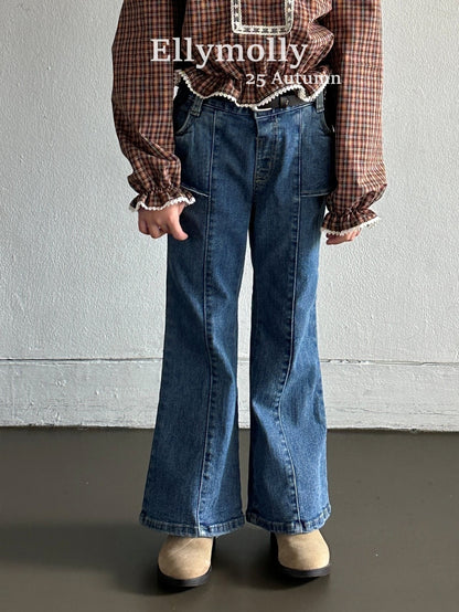 ELLYMOLLY lara frill bootcut denim (90-145cm)