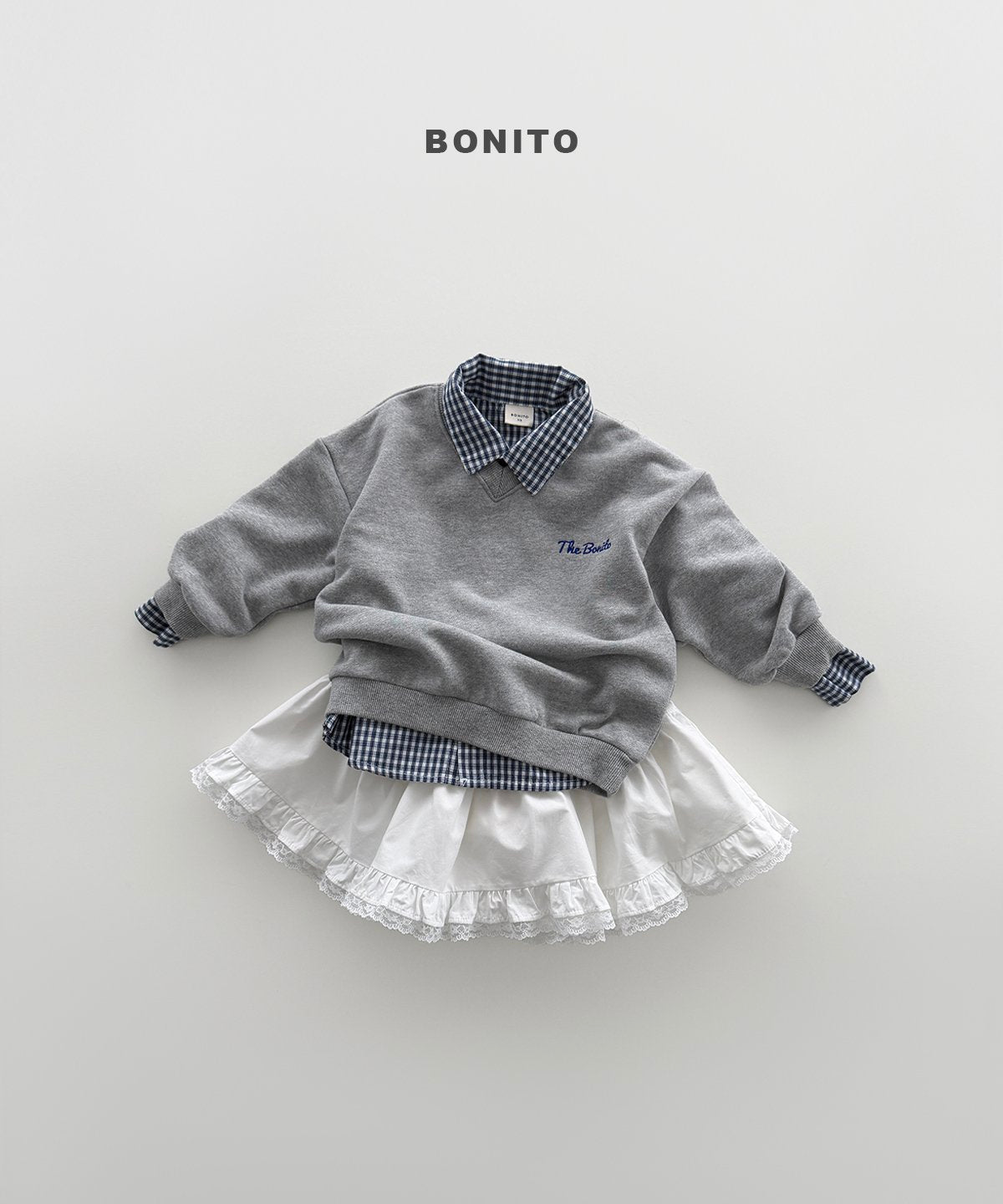 bonito check shirt (~80-140cm)