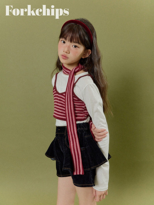 FORKCHIPS bear border sleeveless (95-160cm)