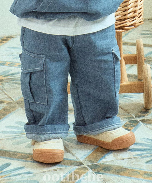 oottbebe stitch cargo pants (75-120cm)