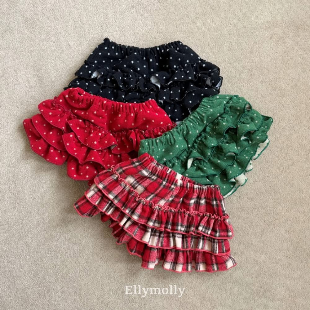 EllyMolly 層層荷葉裙褲 (90-145cm)