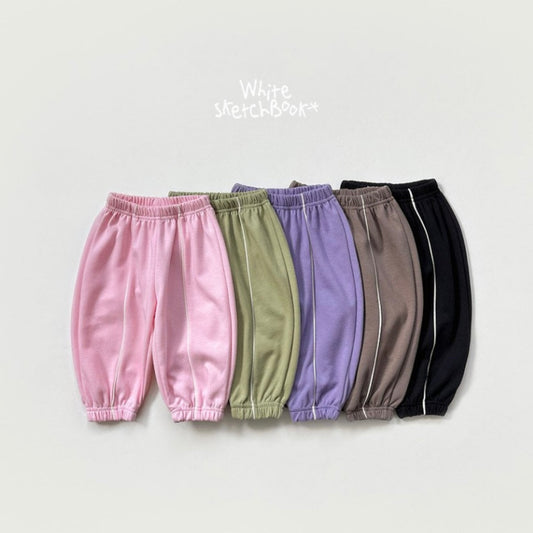 WhitesketchBook jumping jogger pants (90-140cm)