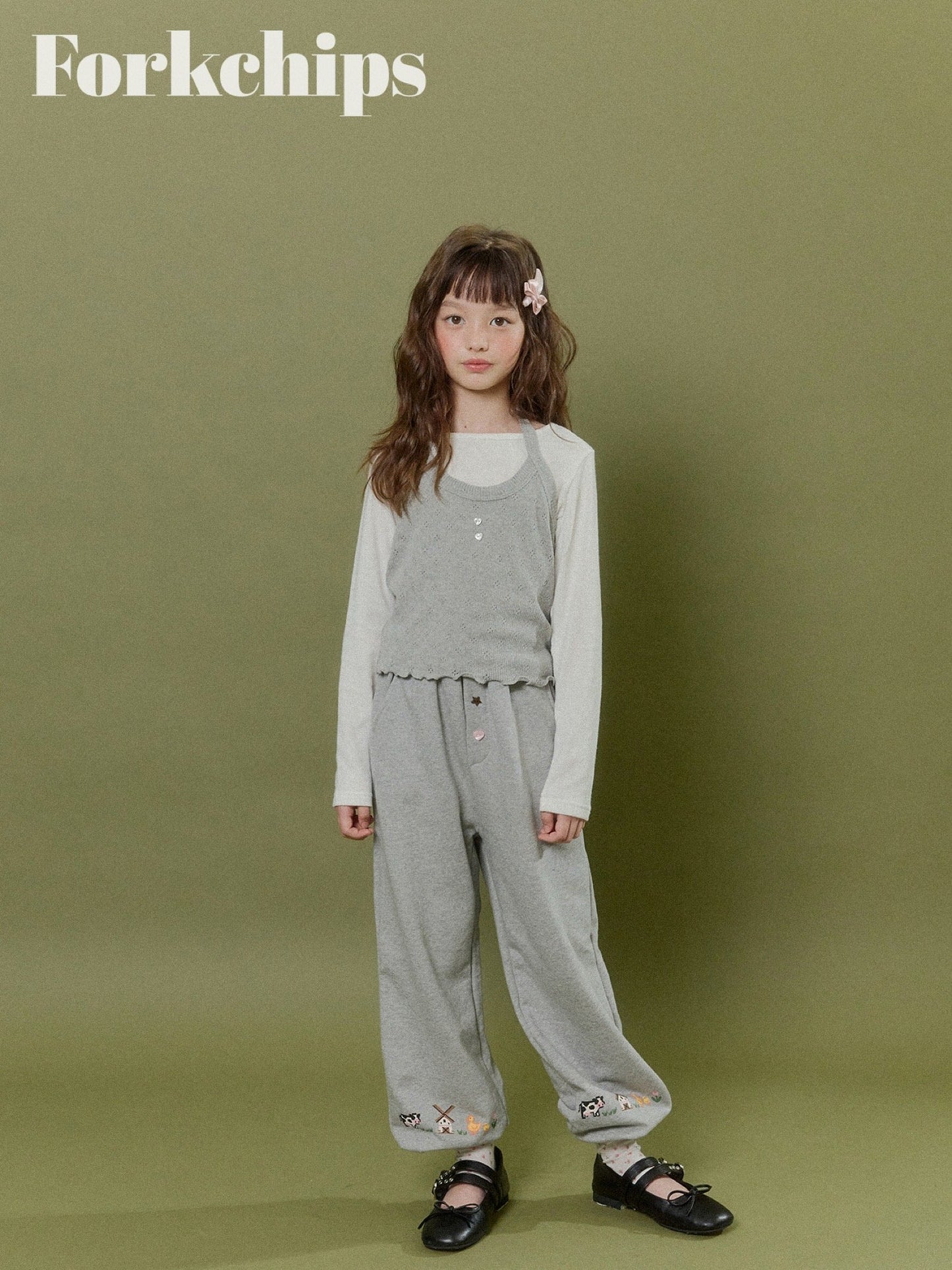 FORKCHIPS hug grade tee (95-160cm)