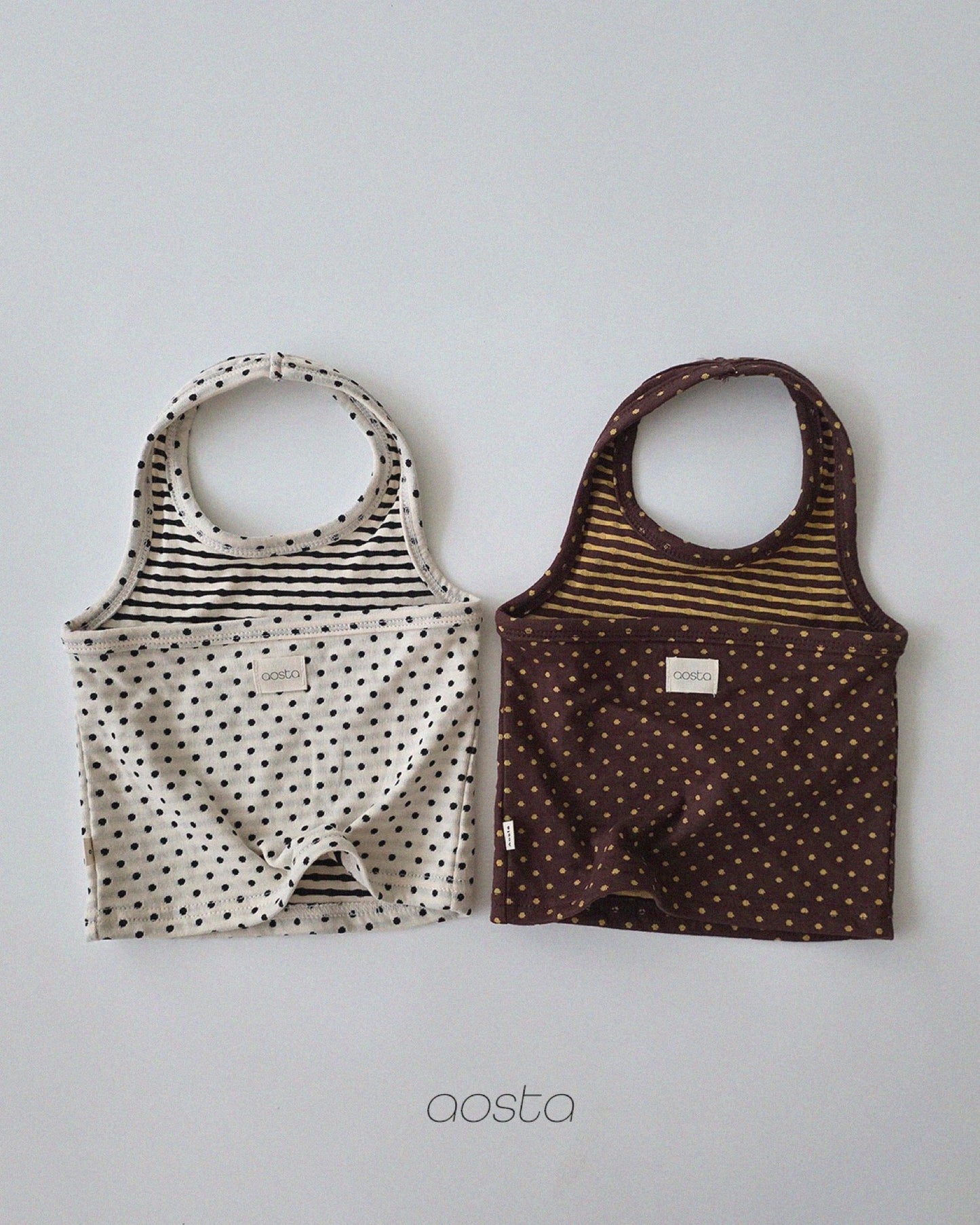 Aosta choco chip halter neck (~70-115cm)