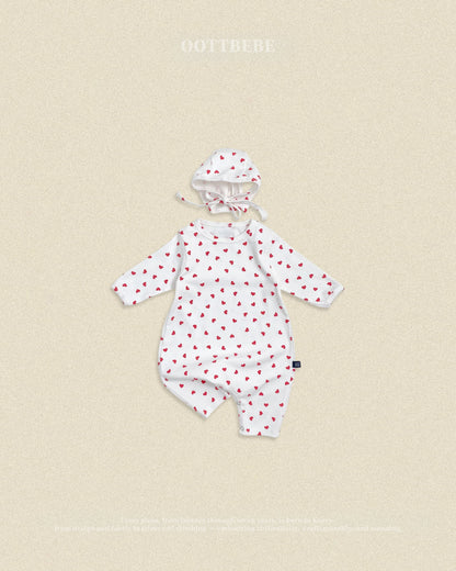 oottbebe petit heart suits SET (0-12m)