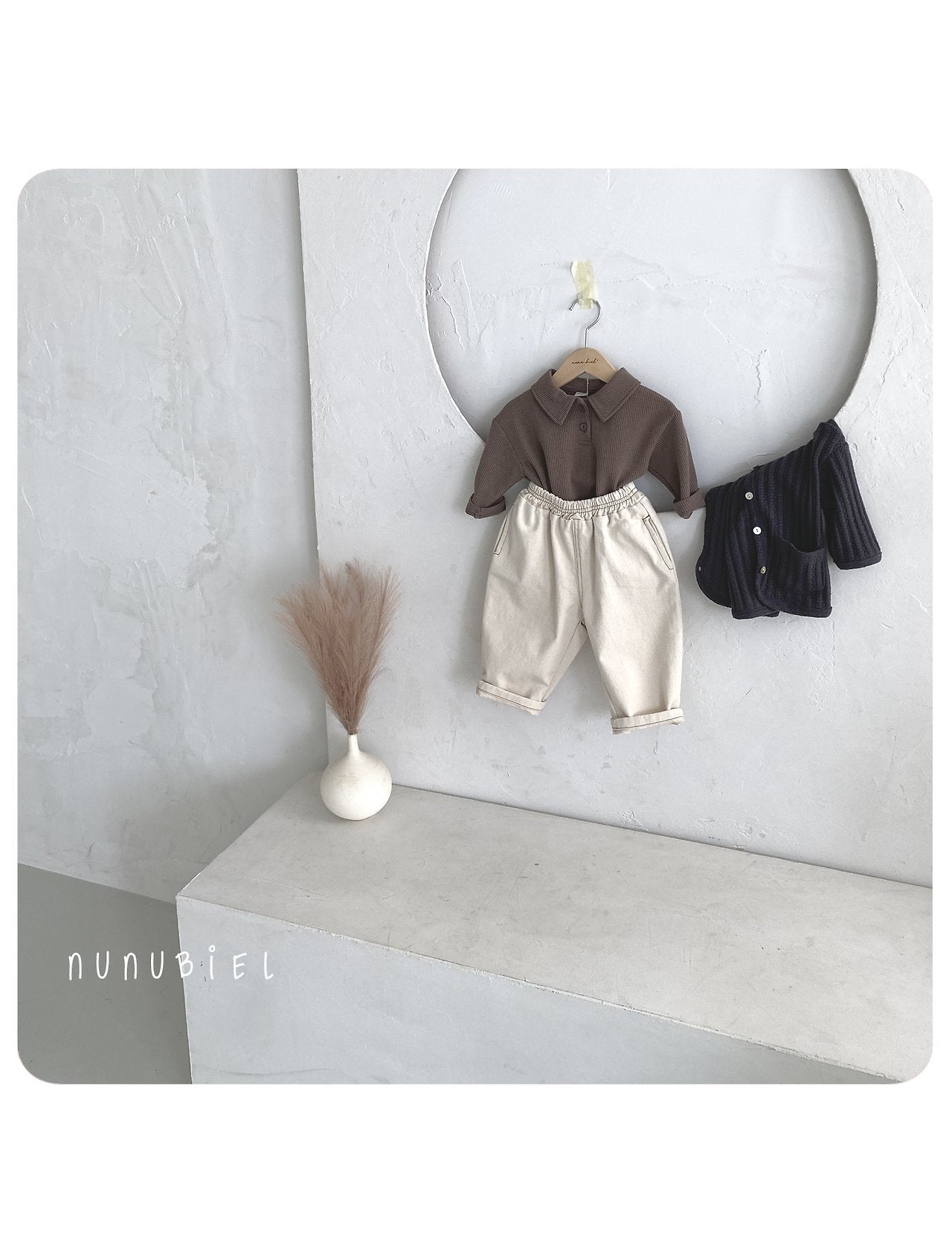 nunubiel waffle shirt (75-120cm)