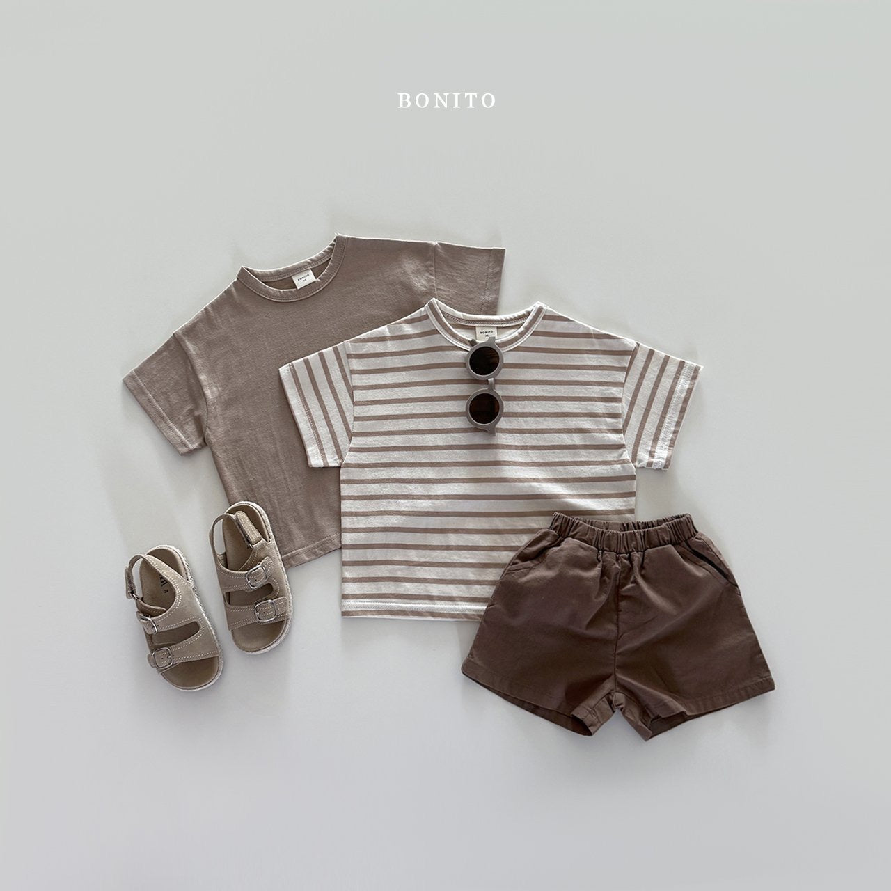 bonito 1+1 short sleeve t-shirt(70-140cm)
