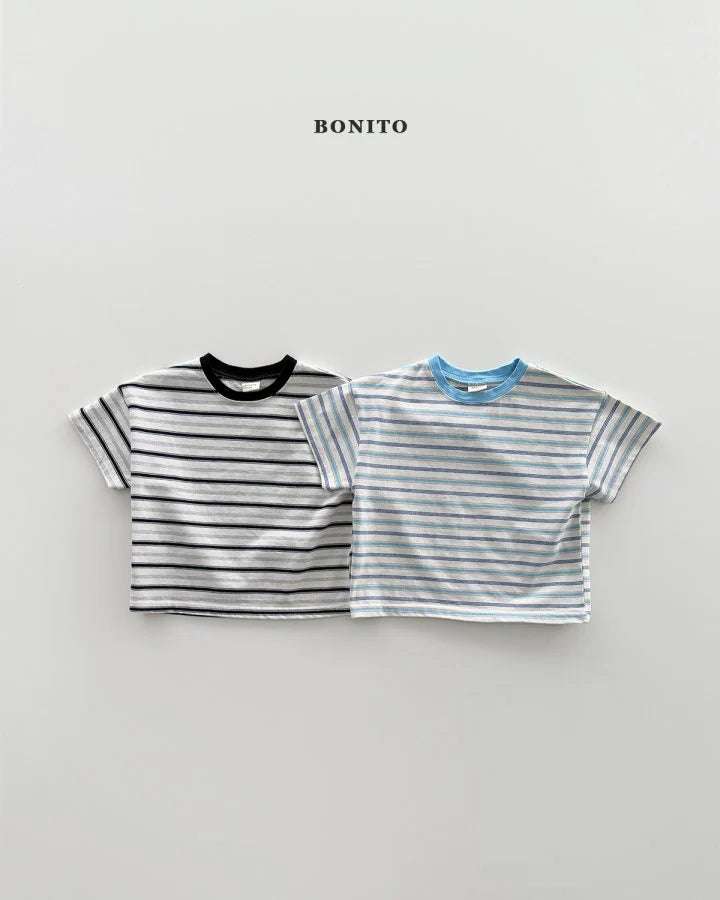 Bonito moa stripe T-shirt  (~80-140cm)