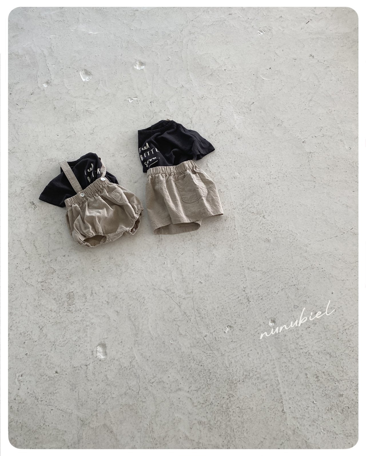nunubiel bebe recycle t-shirts (3-18m)