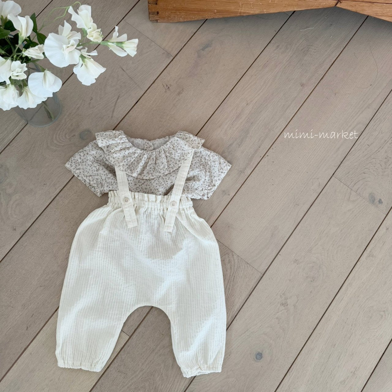 mimi market eddy suspender pants (70-85cm)
