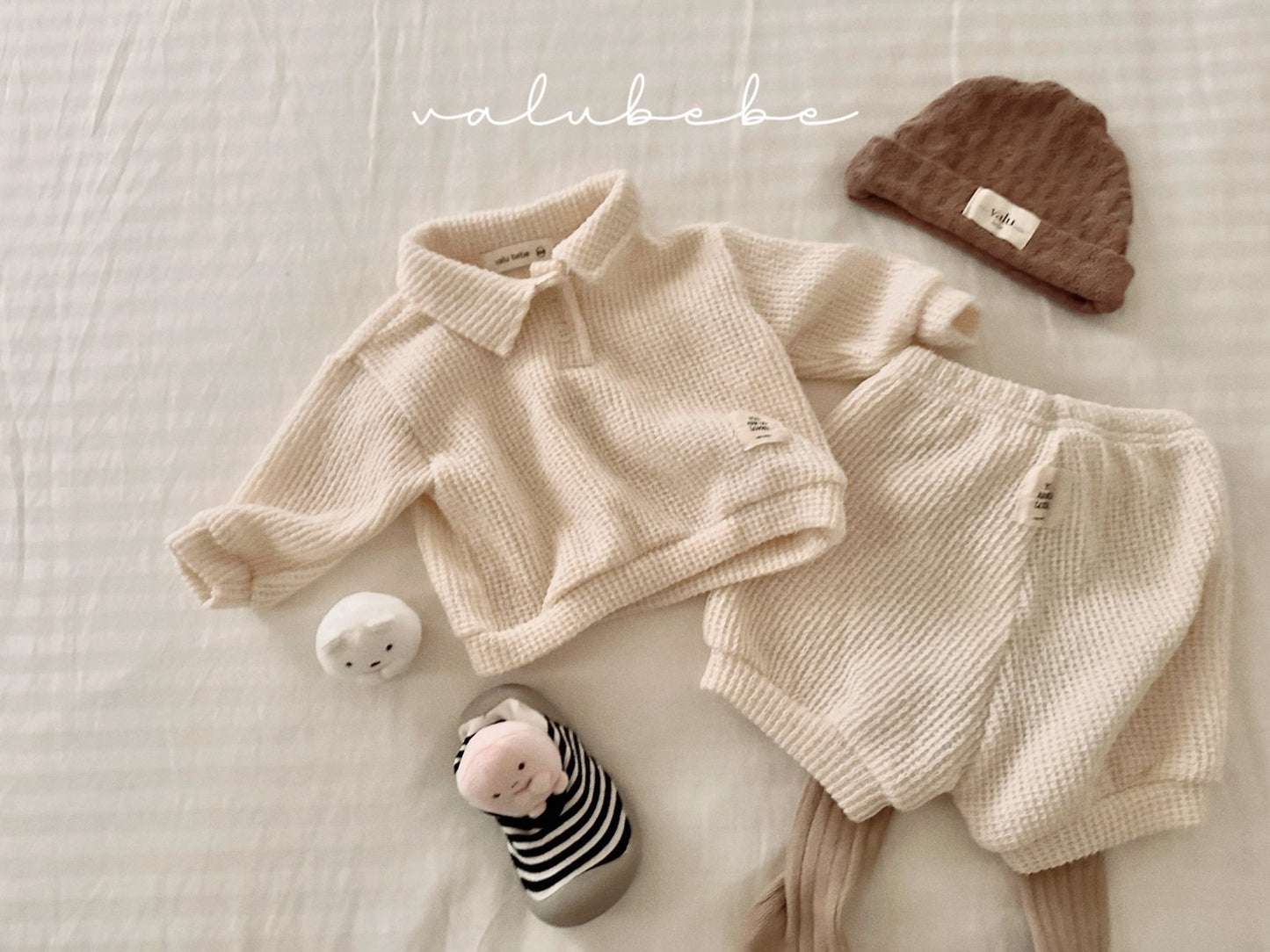valubebe dalkong knit cardigan (6-24m)