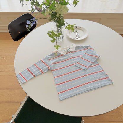 ninibello milkey stripe collar tee(adult)