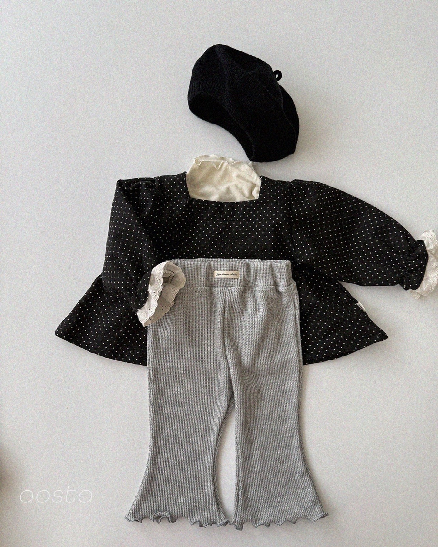 Aosta jelly waffle pants (~70-115cm)