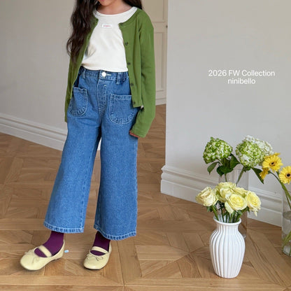 ninibello penny pocket denim pants (80-130cm)