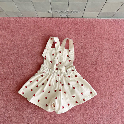 melikey strawberry heart suspender (~80-140cm)