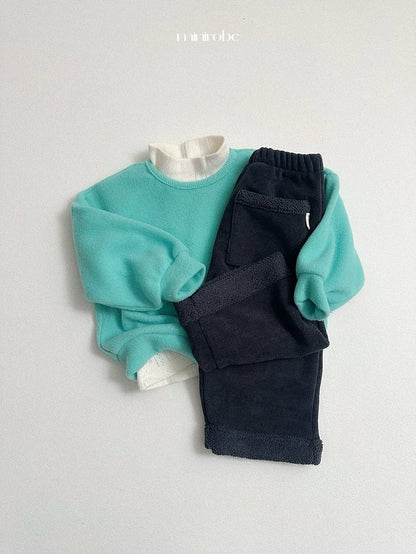 minirobe roll-up straight pants (75-110cm)